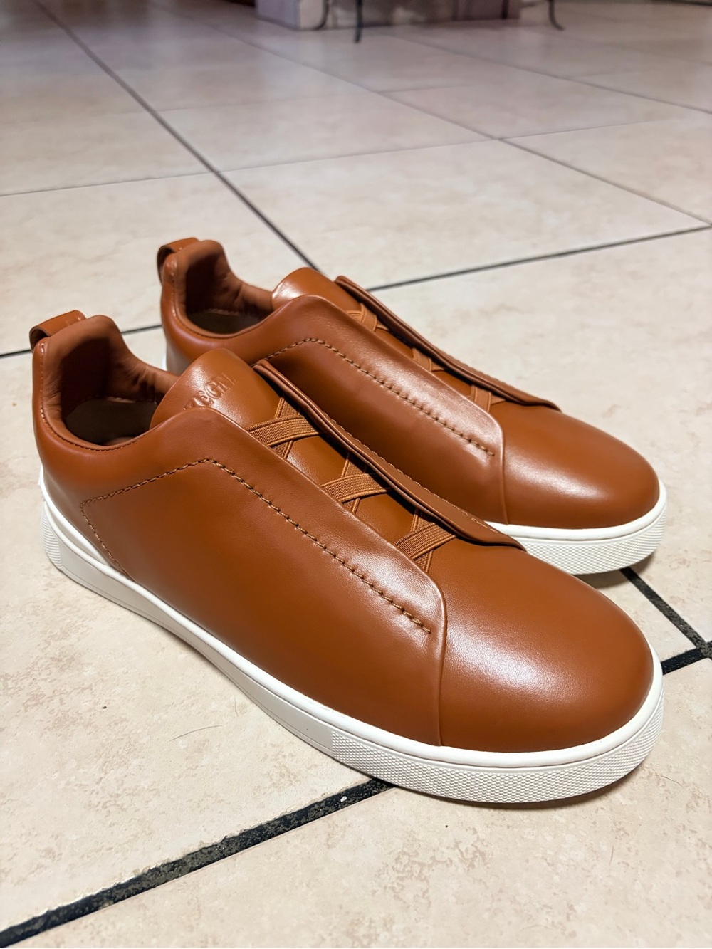 ZEGNA DARK FOLIAGE SNEAKER-SIZE EU 43-SLIP ON